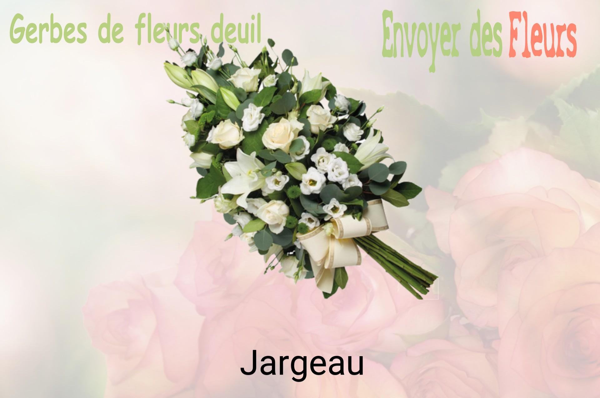 Gerbe de fleurs de deuil livrée à Jargeau